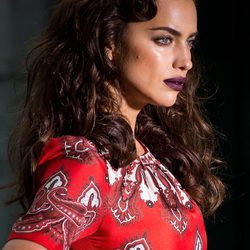 Irina Shayk durante un photoshoot en el Upper East Side