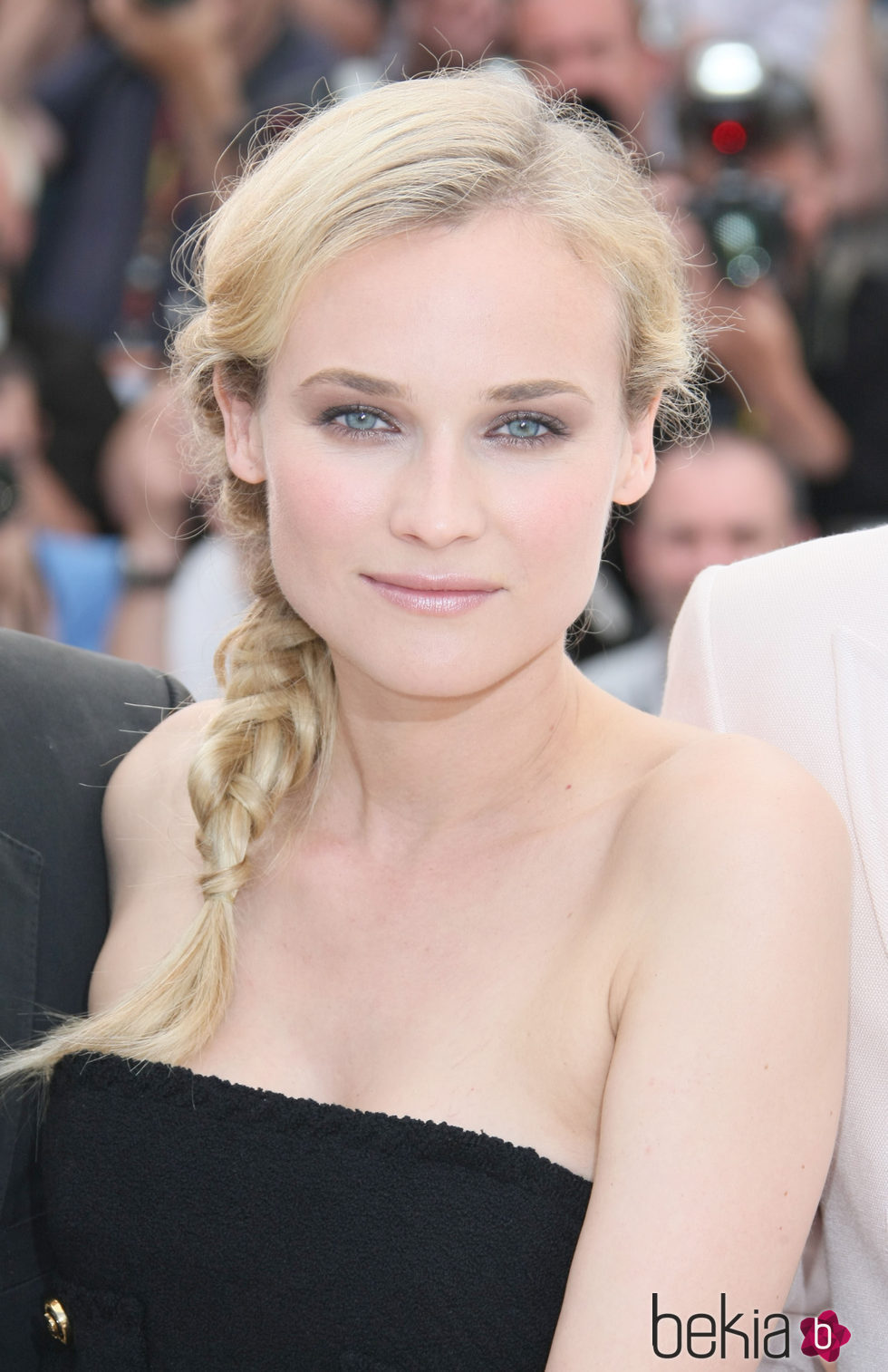 Diane Kruger con trenza de lado