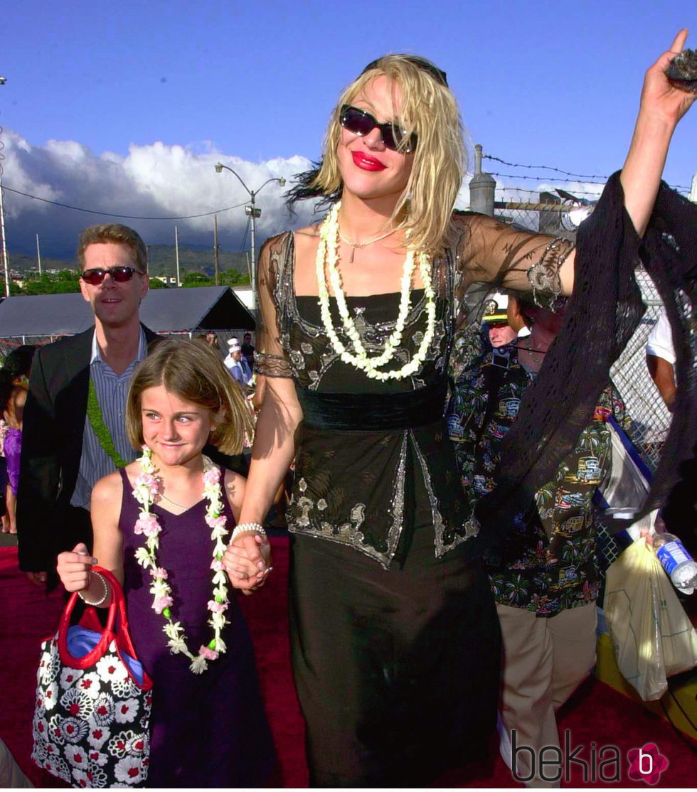 Courtney Love en la premiere de 'Pearl Harbor'