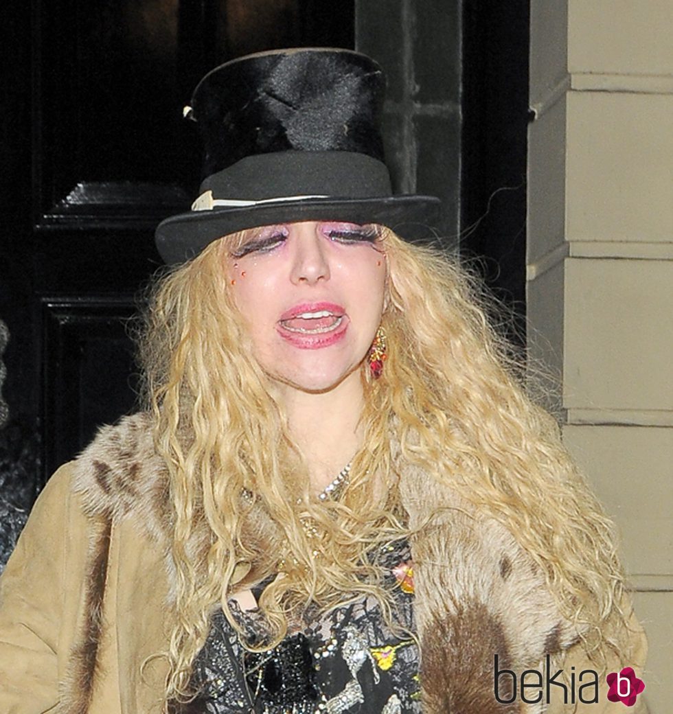 Courtney Love muy peculiar en Londres