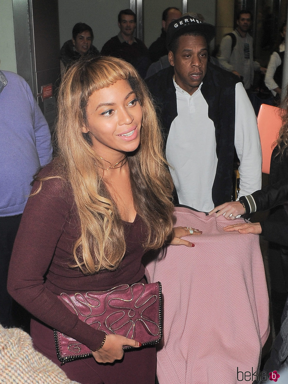 Beyoncé y su familia en Londres