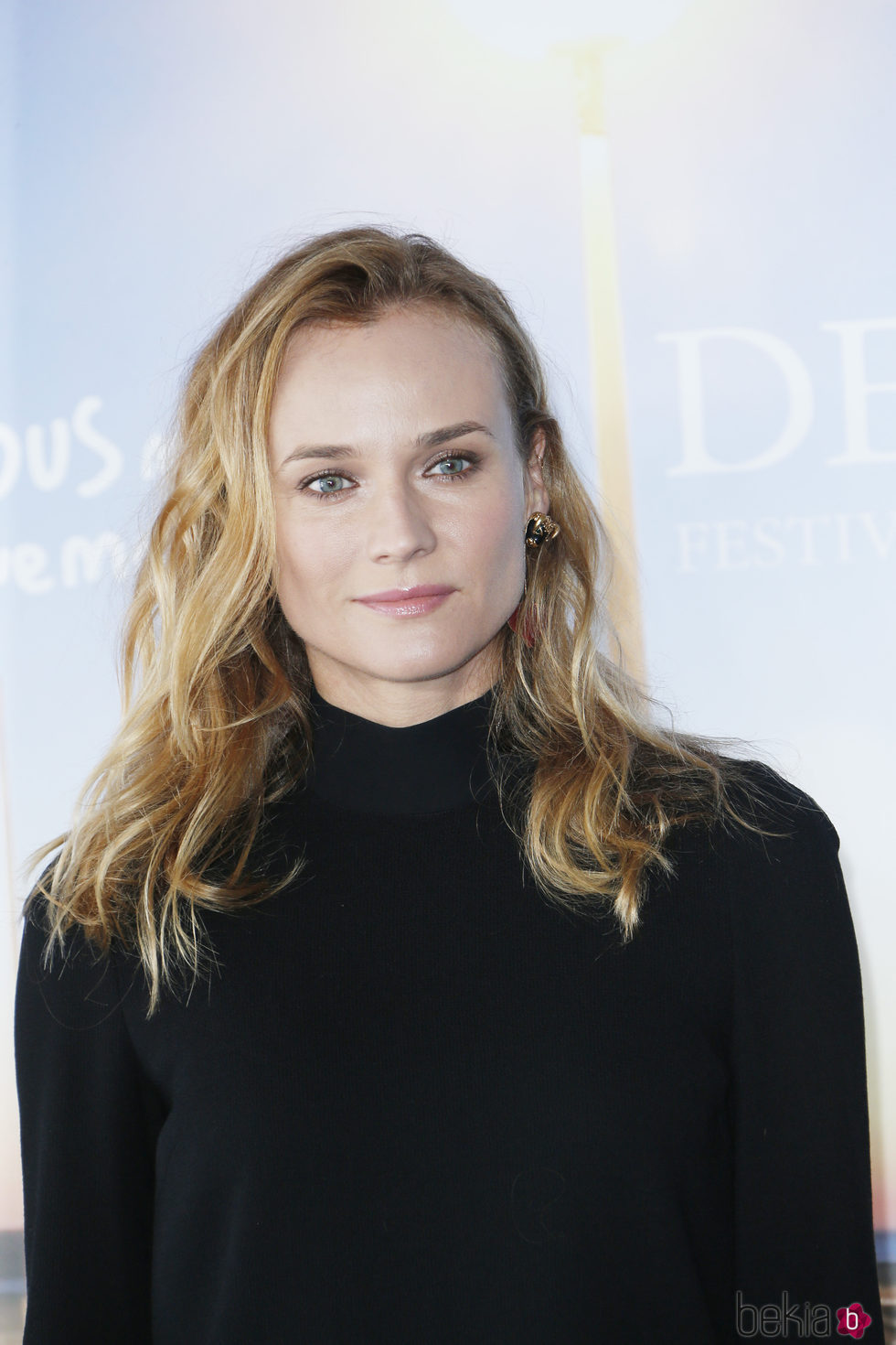 Diane Kruger con la melena sin volumen