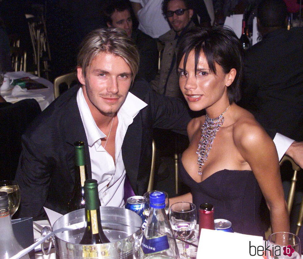 Victoria Beckham y David Beckham en los MOBO Awards