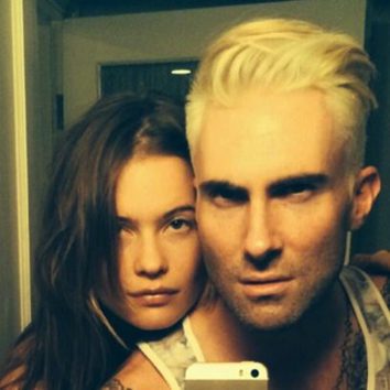 Adam Levine y Behati Prinsloo, intercambio de tintes