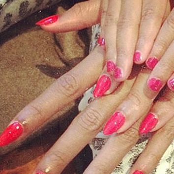 Beyoncé y Blue Ivy comparten manicura