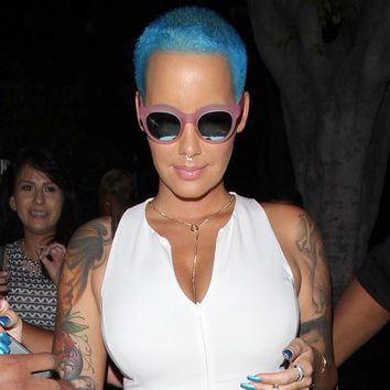 Amber Rose se convierte en pitufo