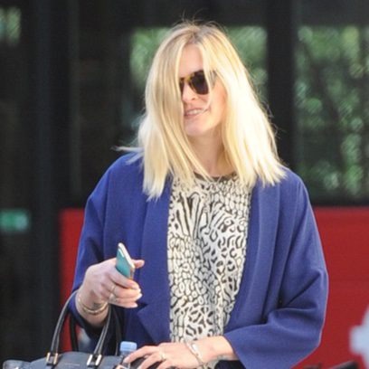 El viento pasa factura a Fearne Cotton