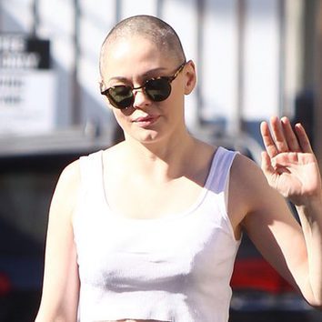 Rose McGowan, irreconocible tras raparse