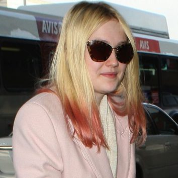 Dakota Fanning y su ombré hair