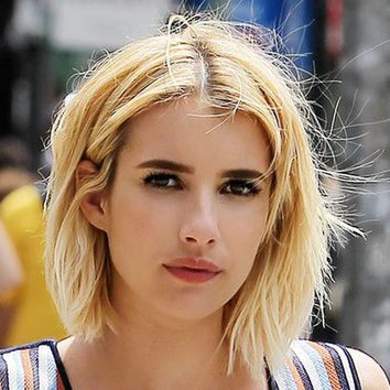 Emma Roberts pasea su corte bob por Nueva York