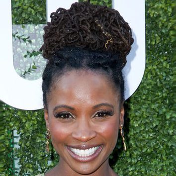 Shanola Hampton y su moño trenzado en Hollywood