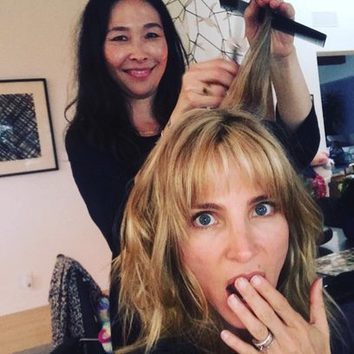 Elsa Pataky cambia de look para volver al flequillo