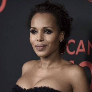 Kerry Washington opta por un maquillaje para enfatizar su mirada