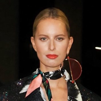 Karolina Kurkova, fiel aliada del labial rojo