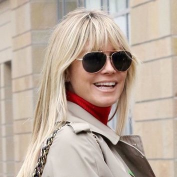 Heidi Klum con un beauty look de lo más básico