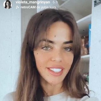 El beauty look de cuarentena de Violeta Mangriñán